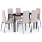 JUNG Vida 7-tlg. Essgruppe Cappuccino-Braun