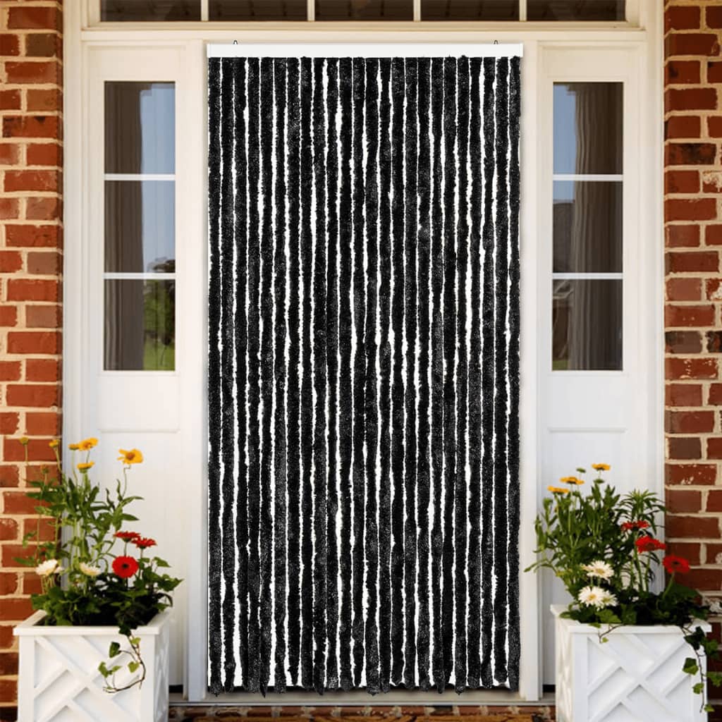 JUNG Vida Insektenschutz-Vorhang Anthrazit 100x220 cm Chenille