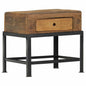 JUNG Vida Nachttisch 40x35x40 cm Altholz Massiv