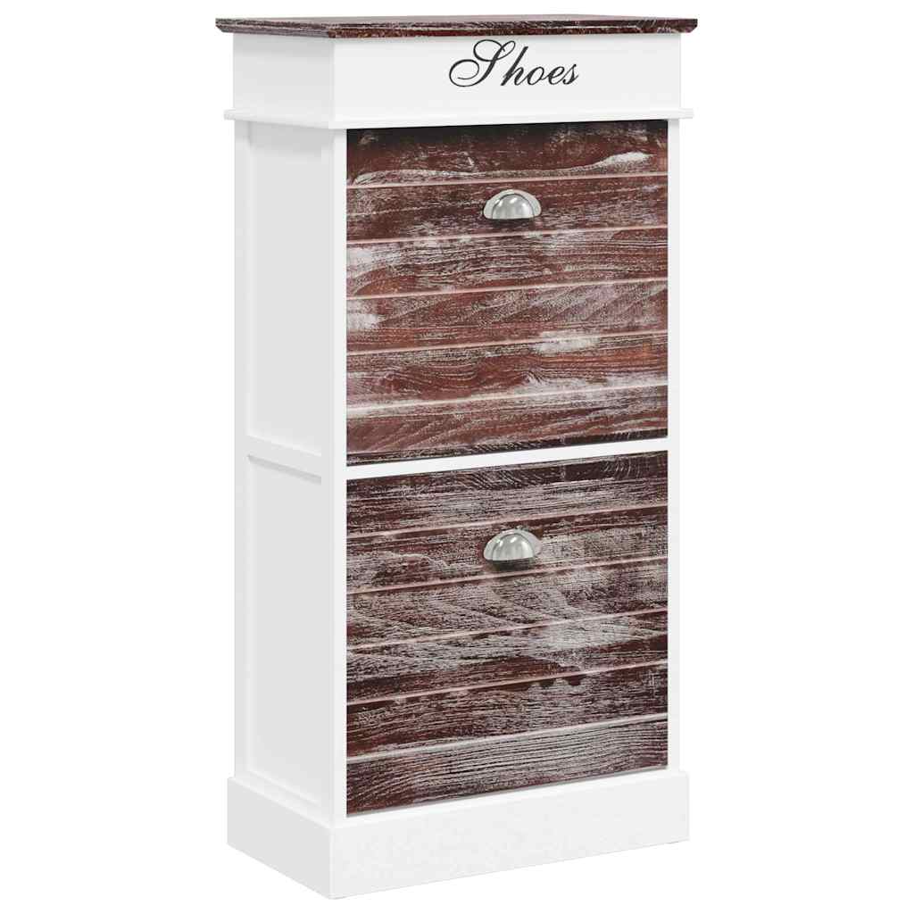 JUNG Vida Schuhschrank Braun 50 x 28 x 98 cm Paulownia Holz