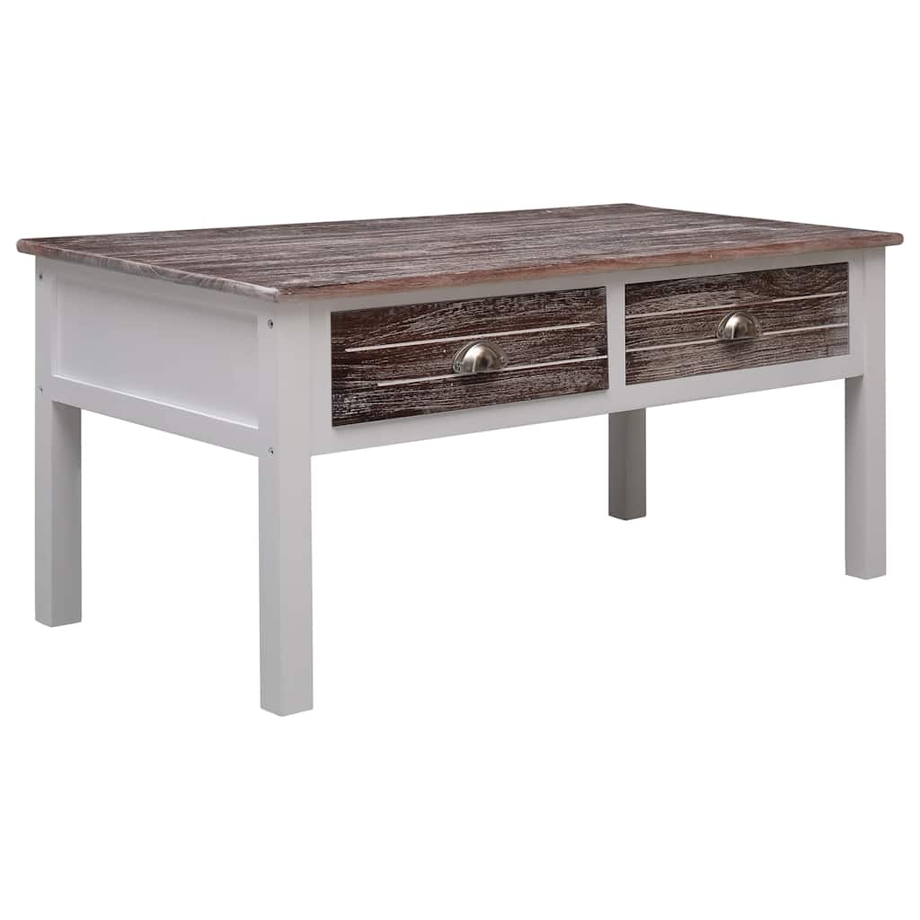 JUNG Vida Couchtisch Braun 100 x 50 x 45 cm Holz