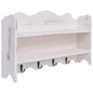 JUNG Vida Wandgarderobe Weiß 50 x 10 x 30 cm Holz