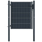 JUNG Vida Gartentor aus PVC und Stahl 100 x 81 cm Anthrazit