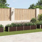 JUNG Vida Garten-Hochbeet Braun 320 x 80 x 45 cm Verzinkter Stahl