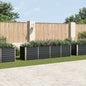 JUNG Vida Garten-Hochbeet Anthrazit 320 x 80 x 77 cm Verzinkter Stahl