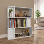JUNG Vida Bücherregal/Raumteiler Weiß 80x24x96 cm Holzwerkstoff