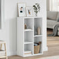 JUNG Vida Bücherregal/Sideboard Weiß 50x25x80 cm Holzwerkstoff