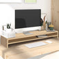 JUNG Vida Monitorständer Sonoma-Eiche 100x24x13 cm Holzwerkstoff
