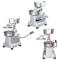 JUNG Vida Hamburgerpresse mit 500 Trennpapieren Aluminium 13 cm