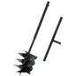 JUNG Vida Erdbohrer mit Griff 250 mm Stahl Schwarz