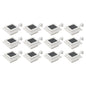 JUNG Vida Solar-Außenleuchten 12 Stk. LED Rechteckig 12 cm Weiß