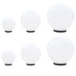 JUNG Vida 6 Stk. LED-Gartenleuchten-Set Kugelförmig 20/30/40 cm PMMA