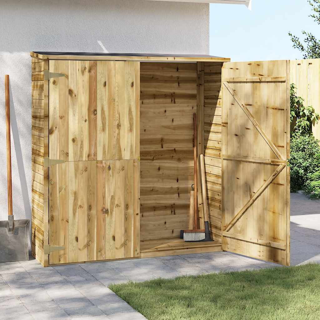 JUNG Vida Garten-Geräteschuppen 163x50x171 cm Kiefernholz Imprägniert