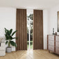 JUNG Vida Verdunkelungsvorhänge mit Haken 2 Stk. Samt Beige 140x245 cm