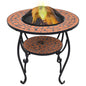JUNG Vida Feuertisch Mosaik Keramik Terracotta 68 cm