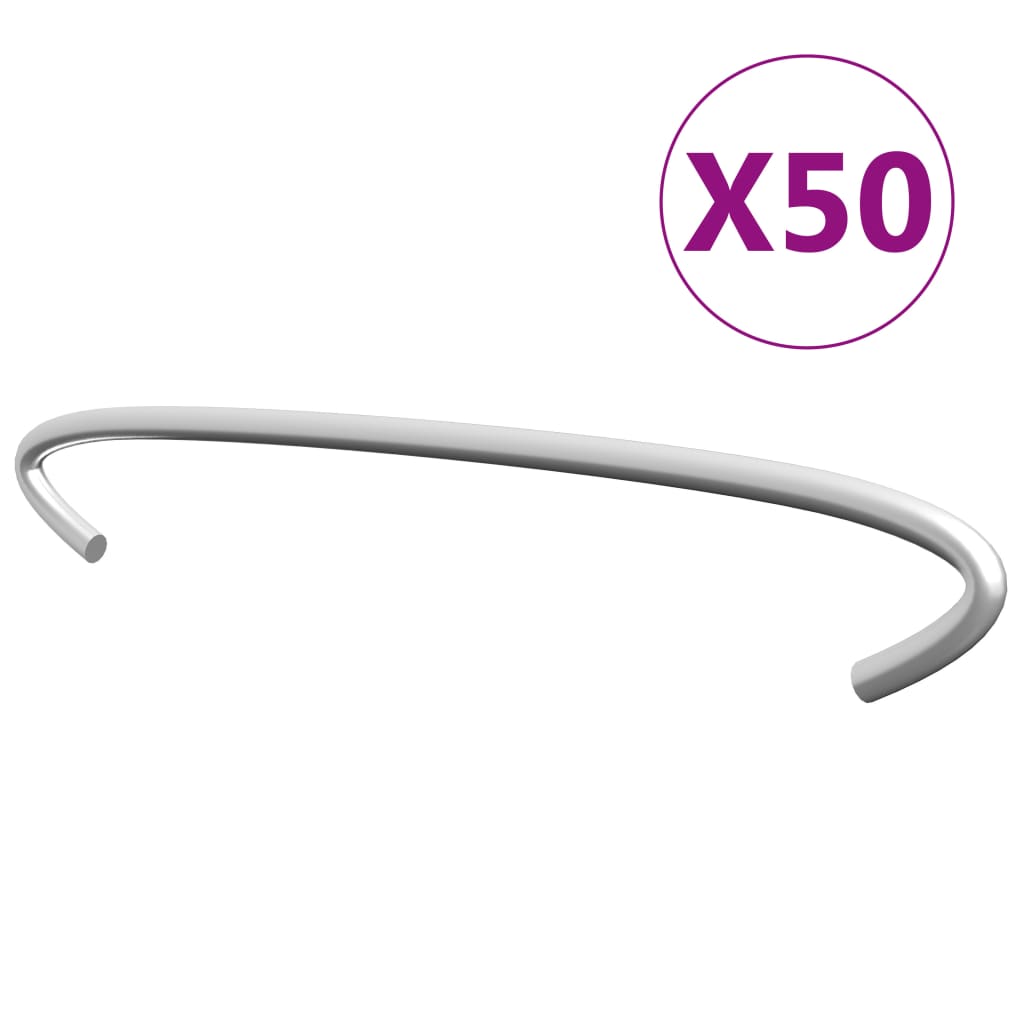 JUNG Vida Gabionen-Distanzhalter 50 Stk. Verzinkter Stahl 15 cm