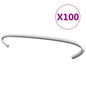 JUNG Vida Gabionen-Distanzhalter 100 Stk. Verzinkter Stahl 15 cm