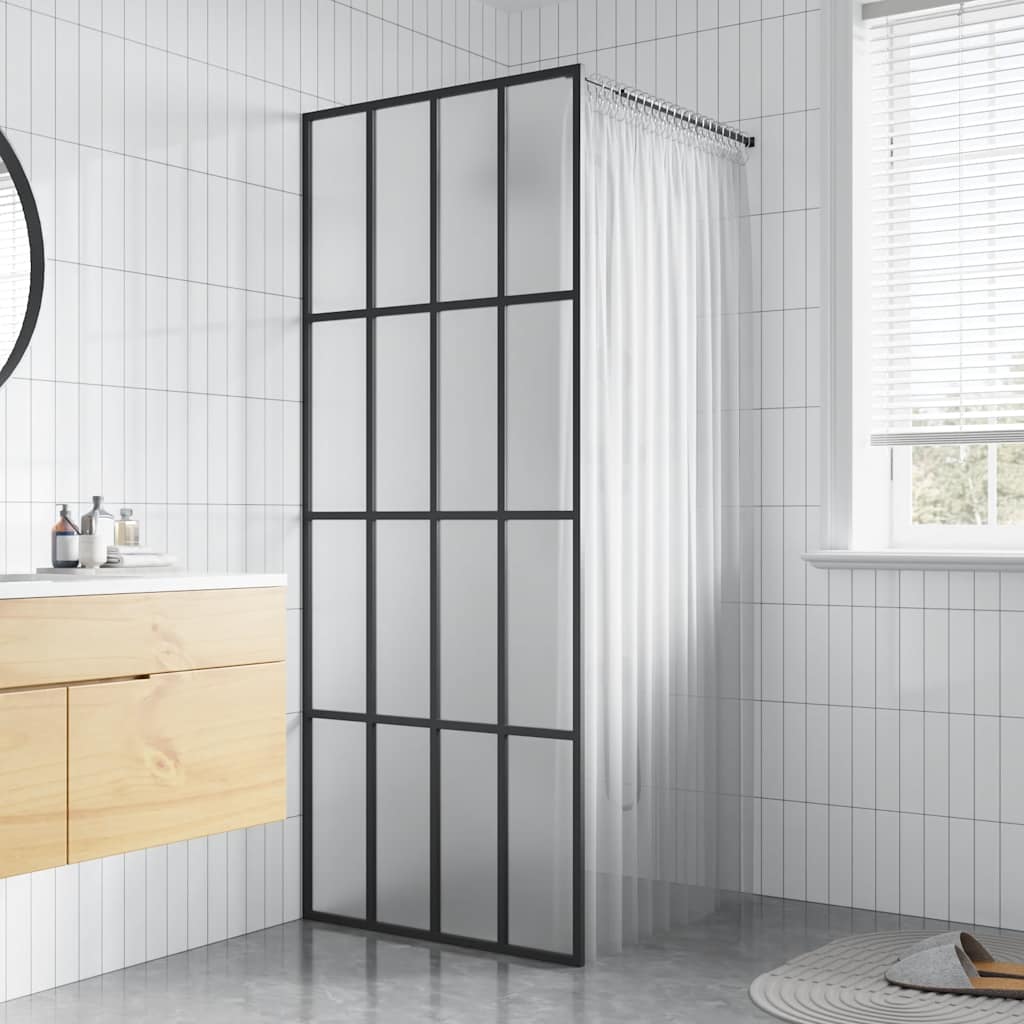 JUNG Vida Duschwand für Walk-in Dusche Mattes Sicherheitsglas 80x195 cm