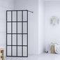 JUNG Vida Duschwand für Walk-in Dusche Mattes Sicherheitsglas 118x190 cm