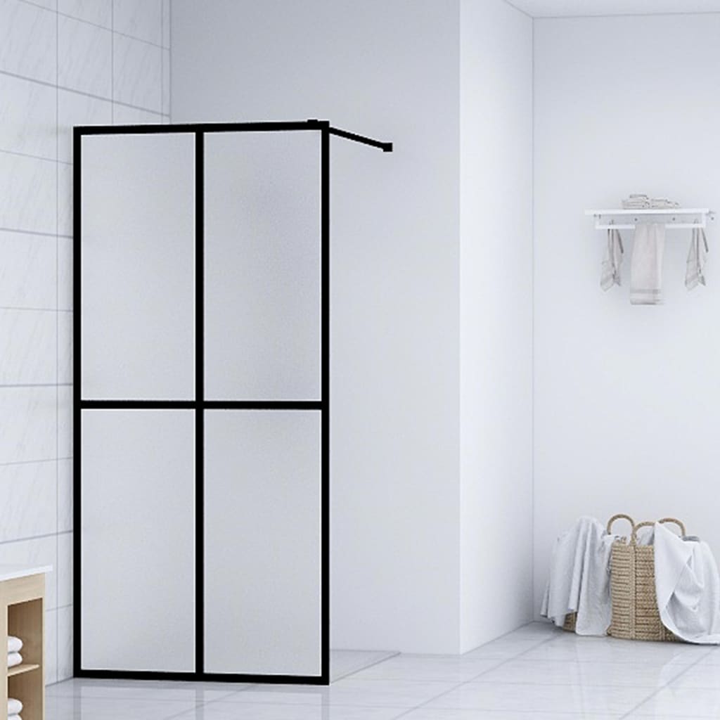 JUNG Vida Duschwand für Walk-in Dusche Mattes Sicherheitsglas 100x195 cm