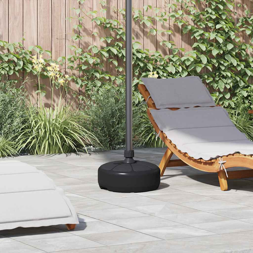 JUNG Vida Sonnenschirmständer Sand/Wasser 15 L Schwarz