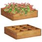 JUNG Vida Garten-Hochbeet für Kräuter Massivholz Akazie 60 x 60 x 15 cm