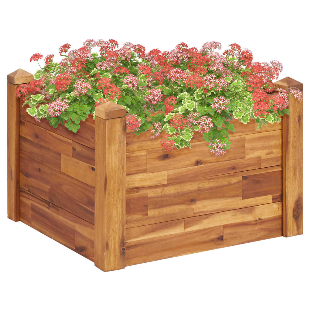 JUNG Vida Garten-Hochbeet 60 x 60 x 44 cm Massivholz Akazie