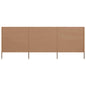 JUNG Vida 3-teiliges Windschutzgewebe 400 x 80 cm Taupe