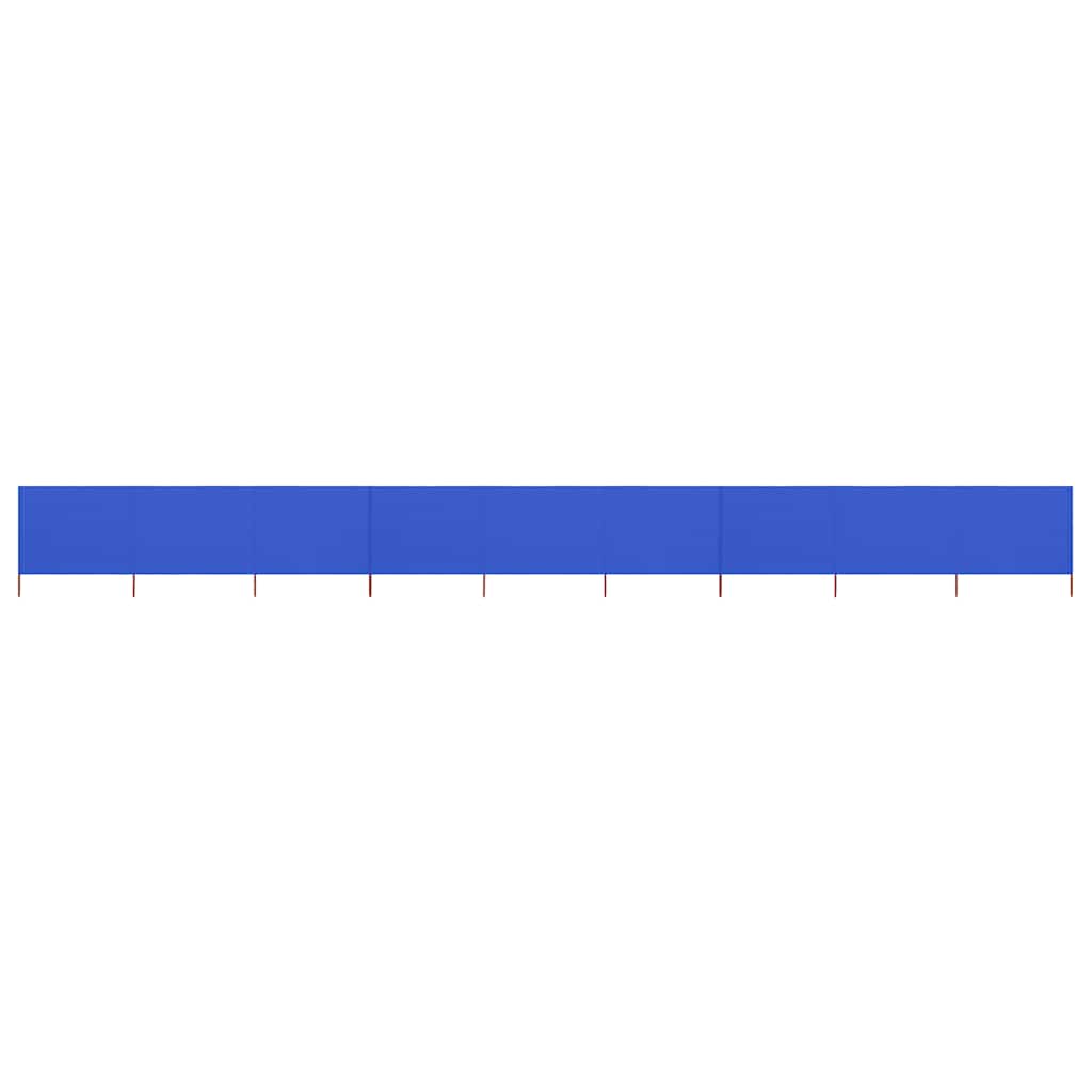 JUNG Vida 9-teiliges Windschutzgewebe 1200 x 80 cm Azurblau