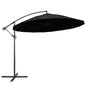JUNG Vida Ampelschirm Schwarz 3 m Aluminium-Mast