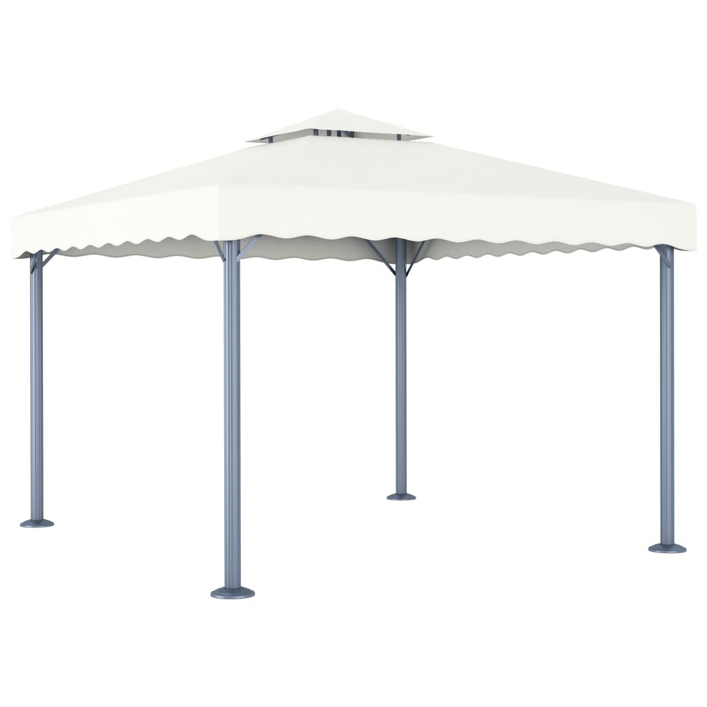 JUNG Vida Pavillon 300 x 300 cm Creme Aluminium