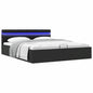 JUNG Vida Bett mit Bettkasten Hydraulisch LED Kunstleder 160x200 cm