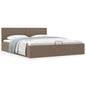 JUNG Vida Stauraumbett Hydraulisch Taupe Stoff 160×200 cm