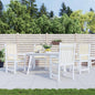 JUNG Vida Gartenstuhlauflagen für Niedriglehner 4 Stk. Creme 100x50x2 cm