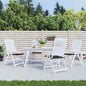 JUNG Vida Gartenstuhl-Kissen 4 Stk. Schwarz 40x40x3 cm Oxford-Gewebe