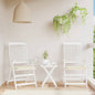 JUNG Vida Gartenstuhl-Kissen 2 Stk. Creme 50x50x4 cm Oxford-Gewebe