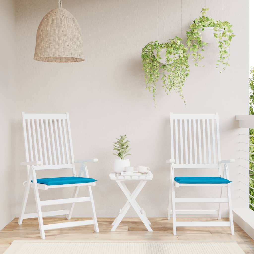 JUNG Vida Gartenstuhl-Kissen 2 Stk. Blau 50x50x4 cm Oxford-Gewebe
