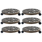 JUNG Vida Pflanzenroller 6 Stk. Bronze 38 cm Kunststoff