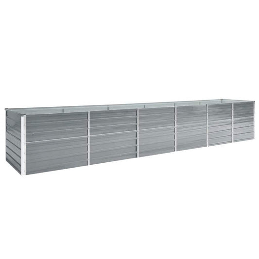 JUNG Vida Garten-Hochbeet Verzinkter Stahl 480x80x77 cm Grau