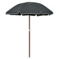 JUNG Vida Sonnenschirm mit Stahl-Mast 180 cm Anthrazit