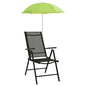 JUNG Vida Sonnenschirme für Campingstühle 2 Stk. Grün 105 cm