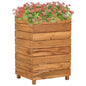 JUNG Vida Hochbeet 50x40x72 cm Teak Altholz und Stahl