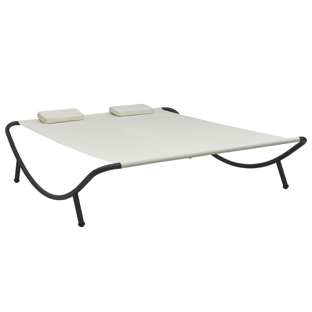 JUNG Vida Sonnenliege Stoff Creme
