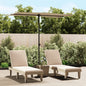 JUNG Vida Sonnenschirm mit Aluminium-Mast 180x110 cm Taupe