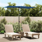 JUNG Vida Sonnenschirm mit Aluminium-Mast 180x110 cm Azurblau
