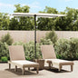 JUNG Vida Sonnenschirm mit Aluminium-Mast 2x1,5 m Sandweiß