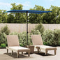 JUNG Vida Sonnenschirm mit Aluminium-Mast 2x1,5 m Azurblau