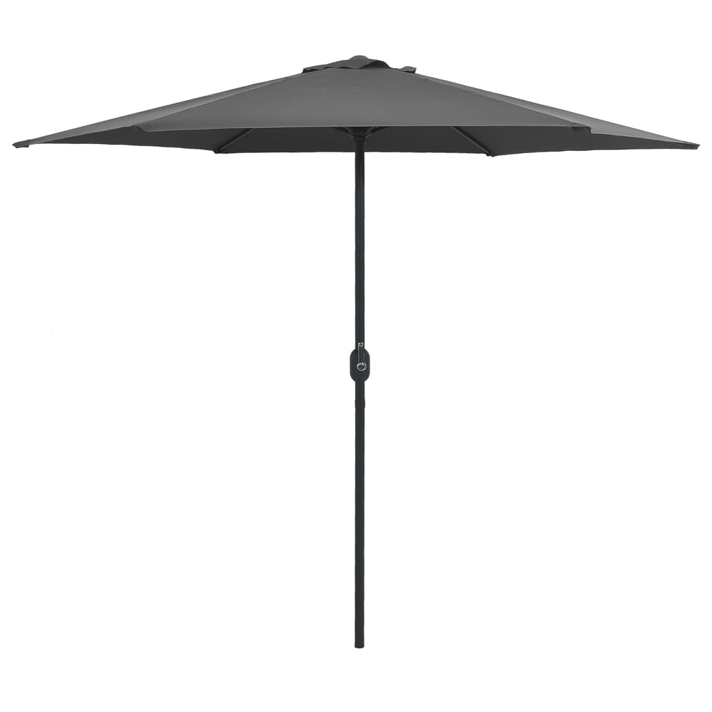 JUNG Vida Sonnenschirm mit Aluminium-Mast 270x246 cm Anthrazit