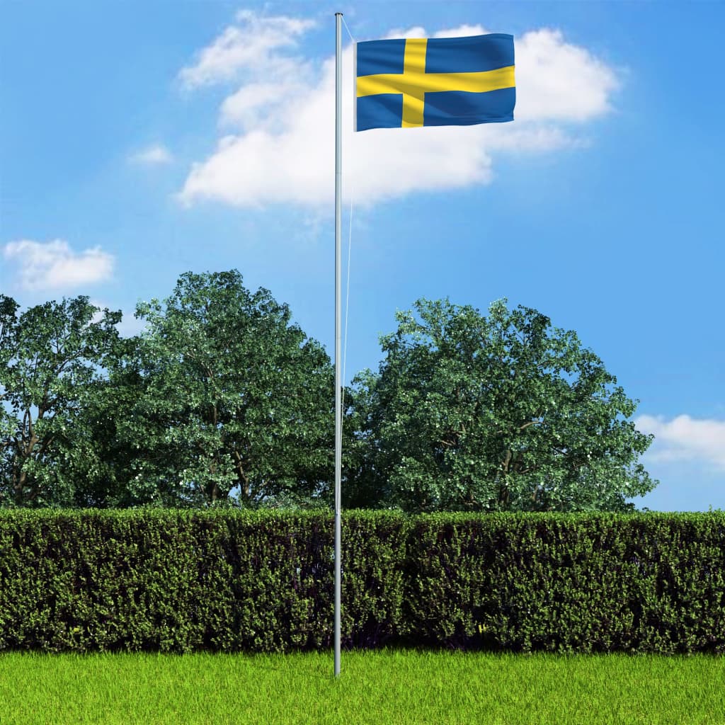 JUNG Vida Flagge Schwedens 90 x 150 cm