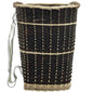 JUNG Vida Holzkorb mit Trageriemen 50 x 44 x 58 cm Natur Weide